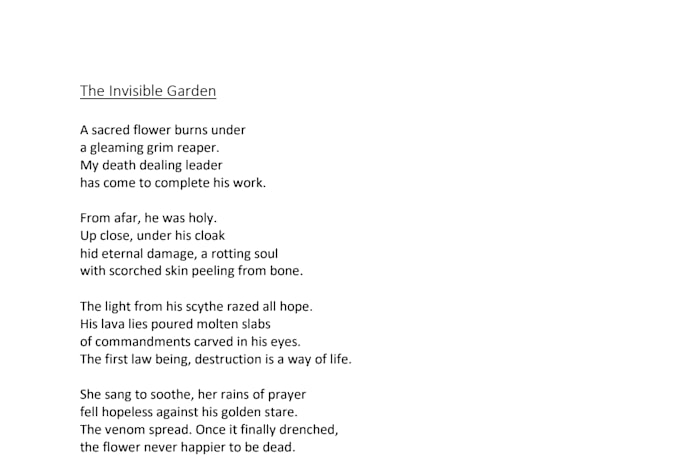 write poetry for you